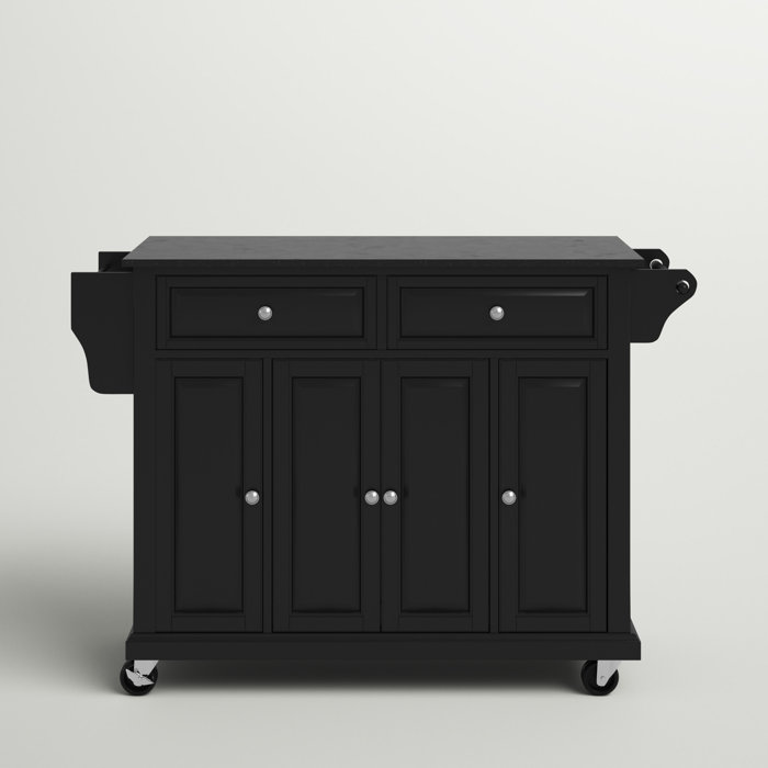 Three Posts™ Monty Granite Kitchen Island & Reviews Wayfair